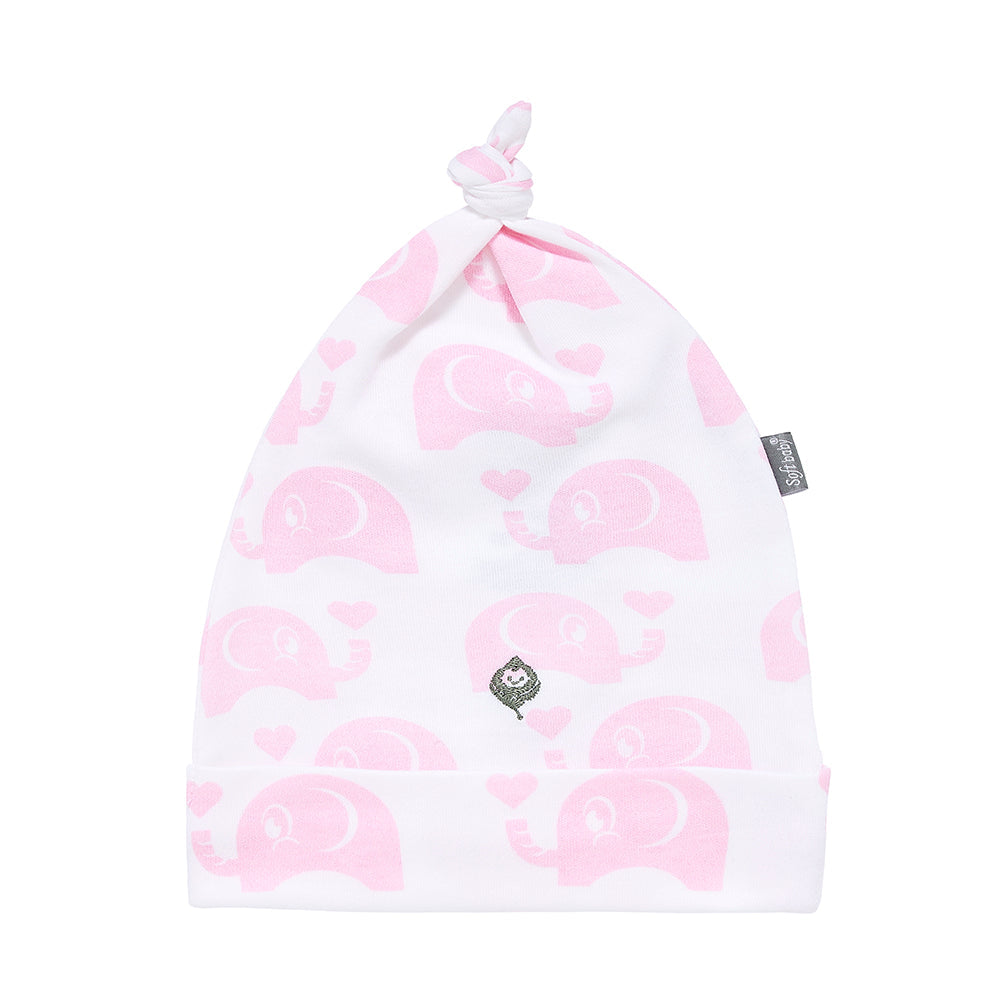 The Pink Elephant -  Hat - 100% Organic