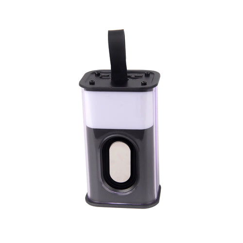 5W Battle Armour LED Light Wireless Speaker, Grey