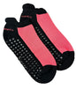 Heel Tab Mesh Top Cotton Anklet Socks with Non-Skid Women's Gripper
