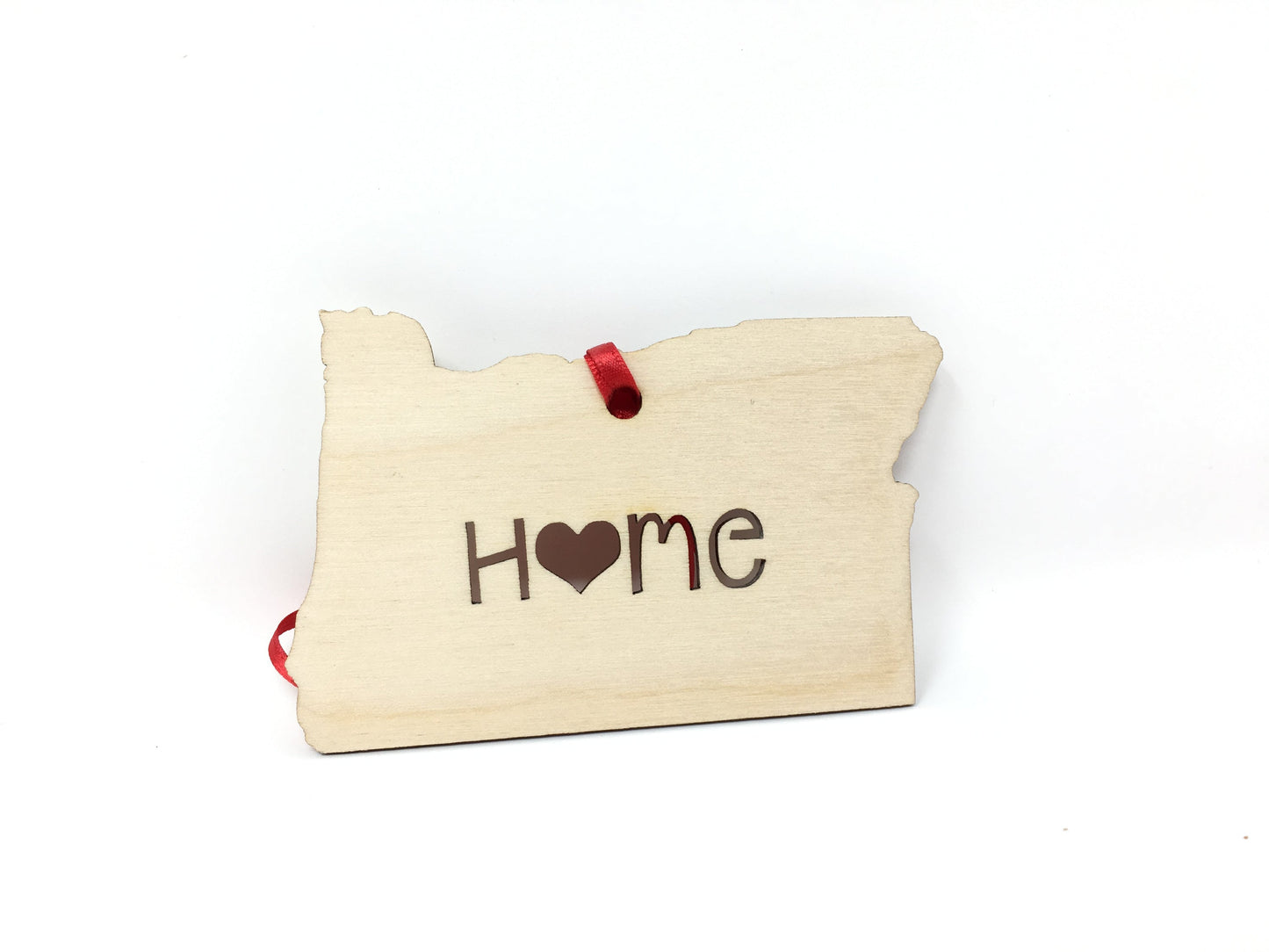 Oregon State Wood Christmas Ornament