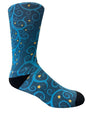 Christmas and Hanukkah Holiday Colorful CoolMax Crew Socks for Men &