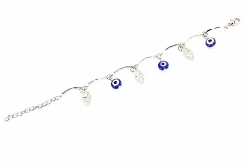 Hamsa Hand & Evil Eye Protection Bracelet