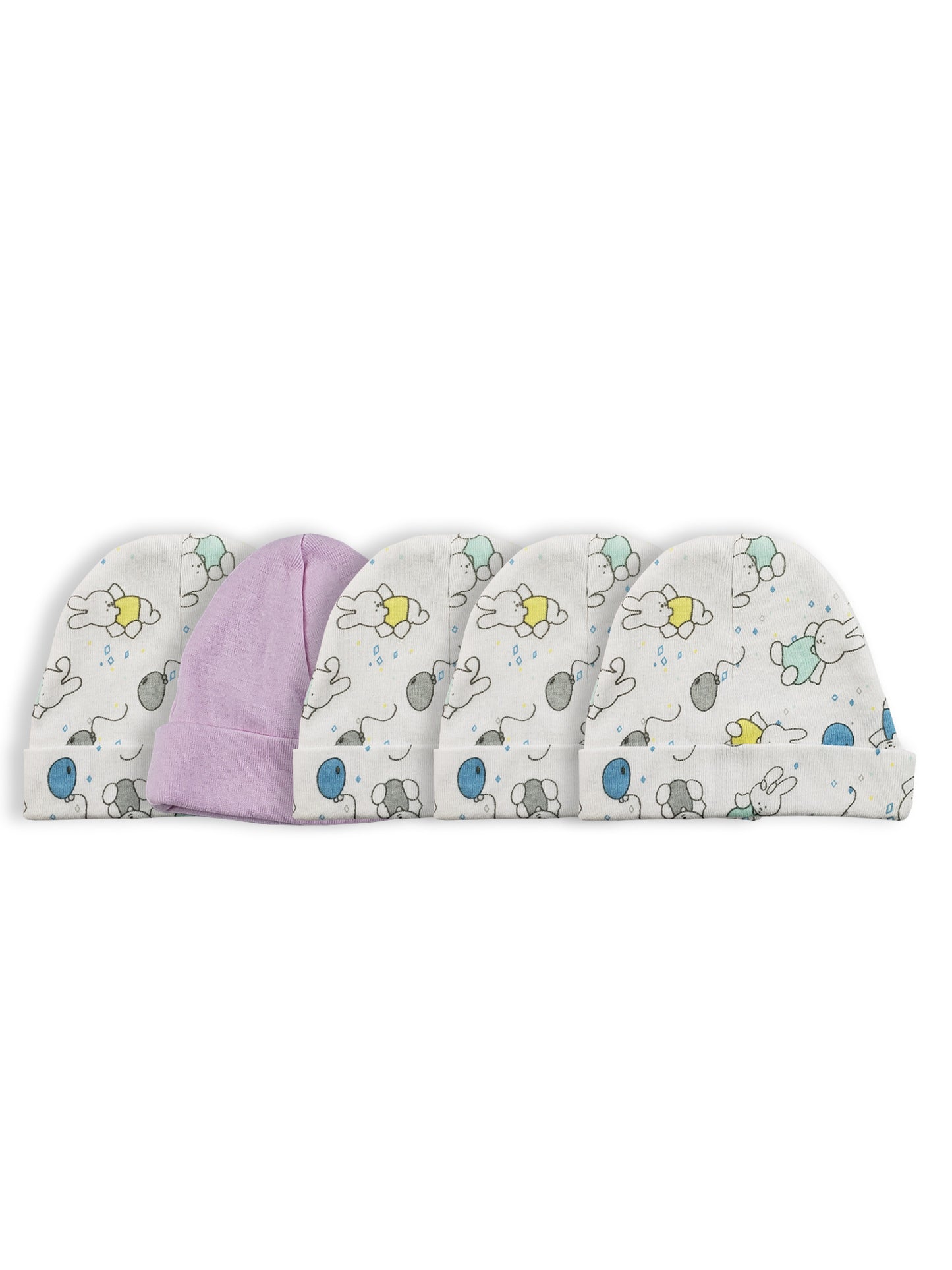 Bambini Girls Baby Cap (Pack of 5)