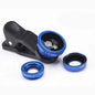 3-in-1 Universal Clip on Smartphone Camera Lens - 6 Colors