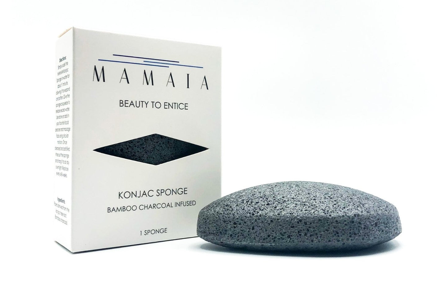 Konjac Sponge - Charcoal Infused