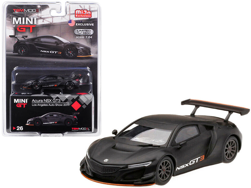 Acura NSX GT3 Matt Black \Los Angeles Auto Show 2017\" Limited Edition