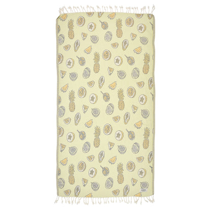 Exclusive Tropicals Peshtemal Pure Cotton Beach Towel