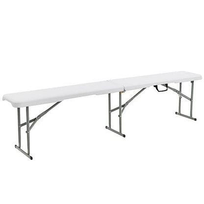 6 Feet Portable Picnic Folding Bench 550 lbs Limited with Carrying