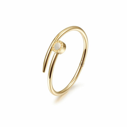 Nail Crossover Bangle