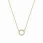 Open Circle Pendant Necklace