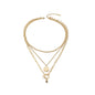 Multi-layered Elizabeth Coin Necklace