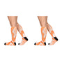 Sierra Socks Orange Creamsicle Pattern CoolMax Socks, Nature