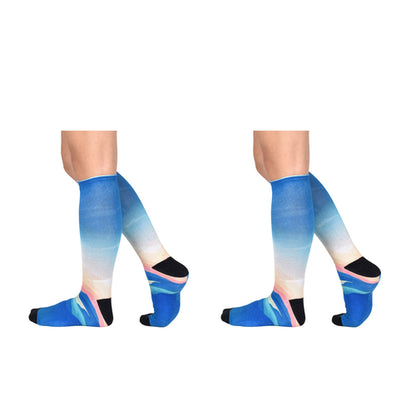 Sierra Socks Sunrise Pattern CoolMax Socks, Nature Collection for Men