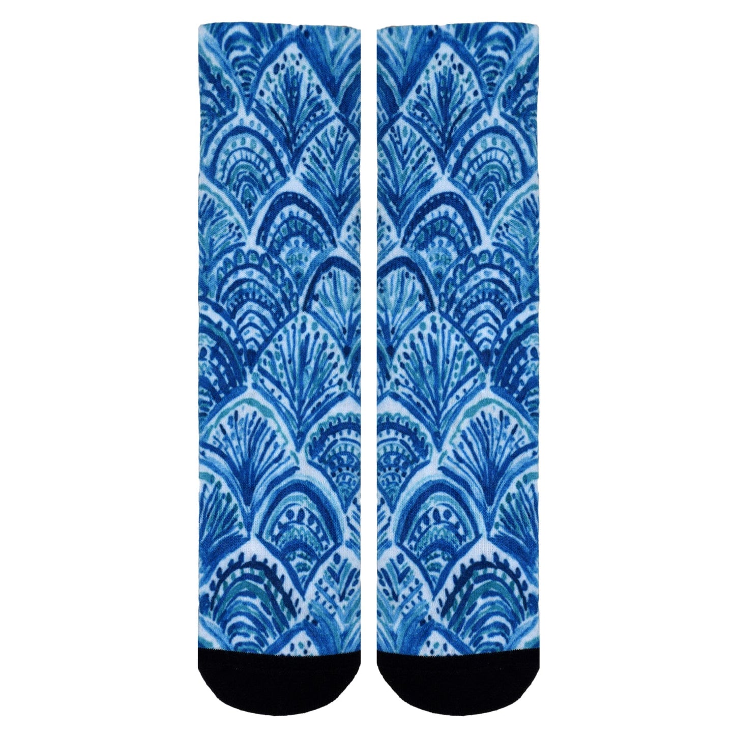 Sierra Socks Blue Dream Pattern CoolMax Socks, Nature Collection for