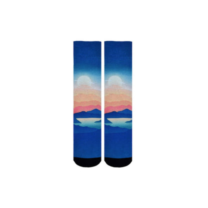 Sierra Socks River Valley Pattern CoolMax Socks, Nature Collection for