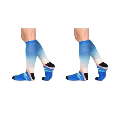 Sierra Socks River Valley Pattern CoolMax Socks, Nature Collection for