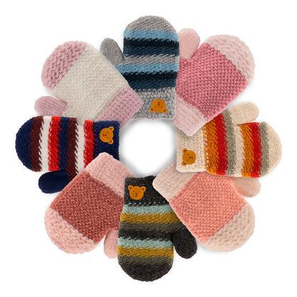 Soft Knit Mittens for Baby or Toddler - 2 Pack Gloves for Kids