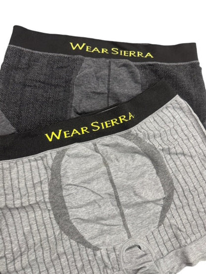 Men's Boxers, Cotton & Charcoal Infused Low Rise Trunk Underwear (2