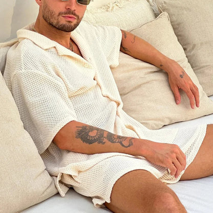 Quality luxury men beach wear set