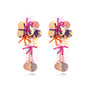 Colorful Shiny Large Shell Earrings