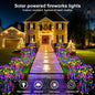 4Pack 680LED Christmas Solar Firecracker Fireworks Lights Outdoor Yard