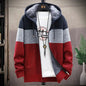 Mens Hooded Zipper Jacket Sweater Jacket