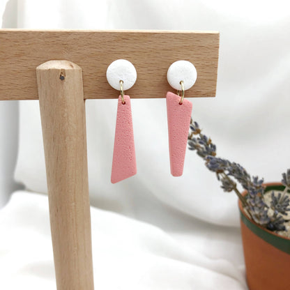 Stylish Asymmetrical Earrings - Anti Allergic Earbacks - Gift for
