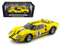 1966 Ford GT-40 MK II #8 Yellow with Black Stripes 1/18 Diecast Model