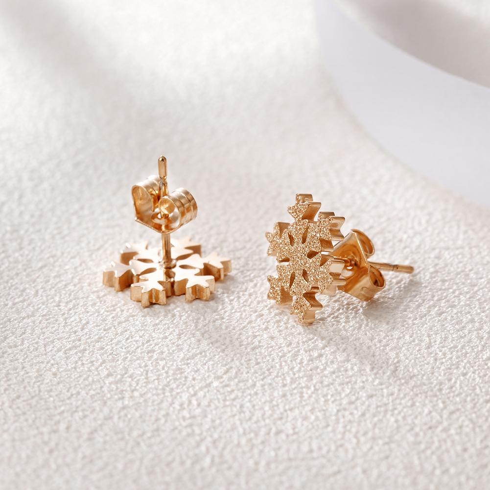Snowflake CZ Studs