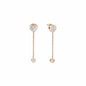 Heart Dangle Drop Earrings