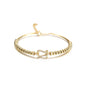 HORSESHOE CHARM CZ BRACELET