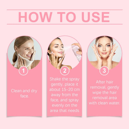 1/2/3 PCS Hair Identifier Spray For Face,to Show Facial Hair