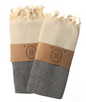 Diamond Turkish Cotton Kitchen / Hand Towel 2 pack 40x18 in