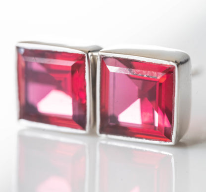 Alejandra Tourmaline Square Studs