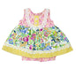 Floral Fantasy Little Girls Short Set