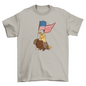 Patriotic quail t-shirt