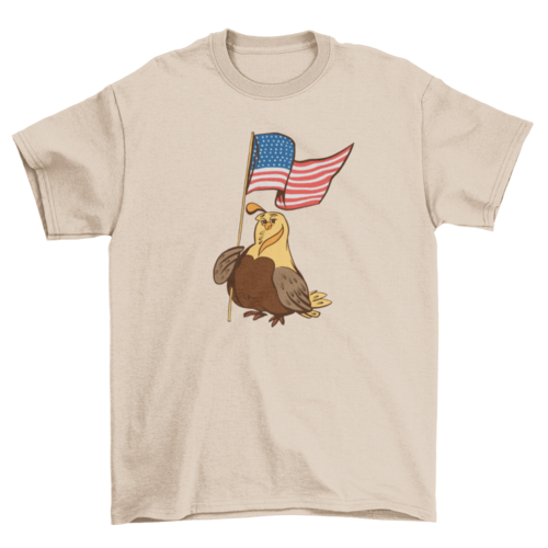 Patriotic quail t-shirt