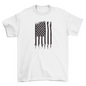 Usa guns flag t-shirt
