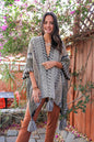 Cuddle Season Crochet Patterned Ruana