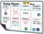 Monthly Magnetic Calendar for Fridge 12x17 In with 3 Markers & Eraser