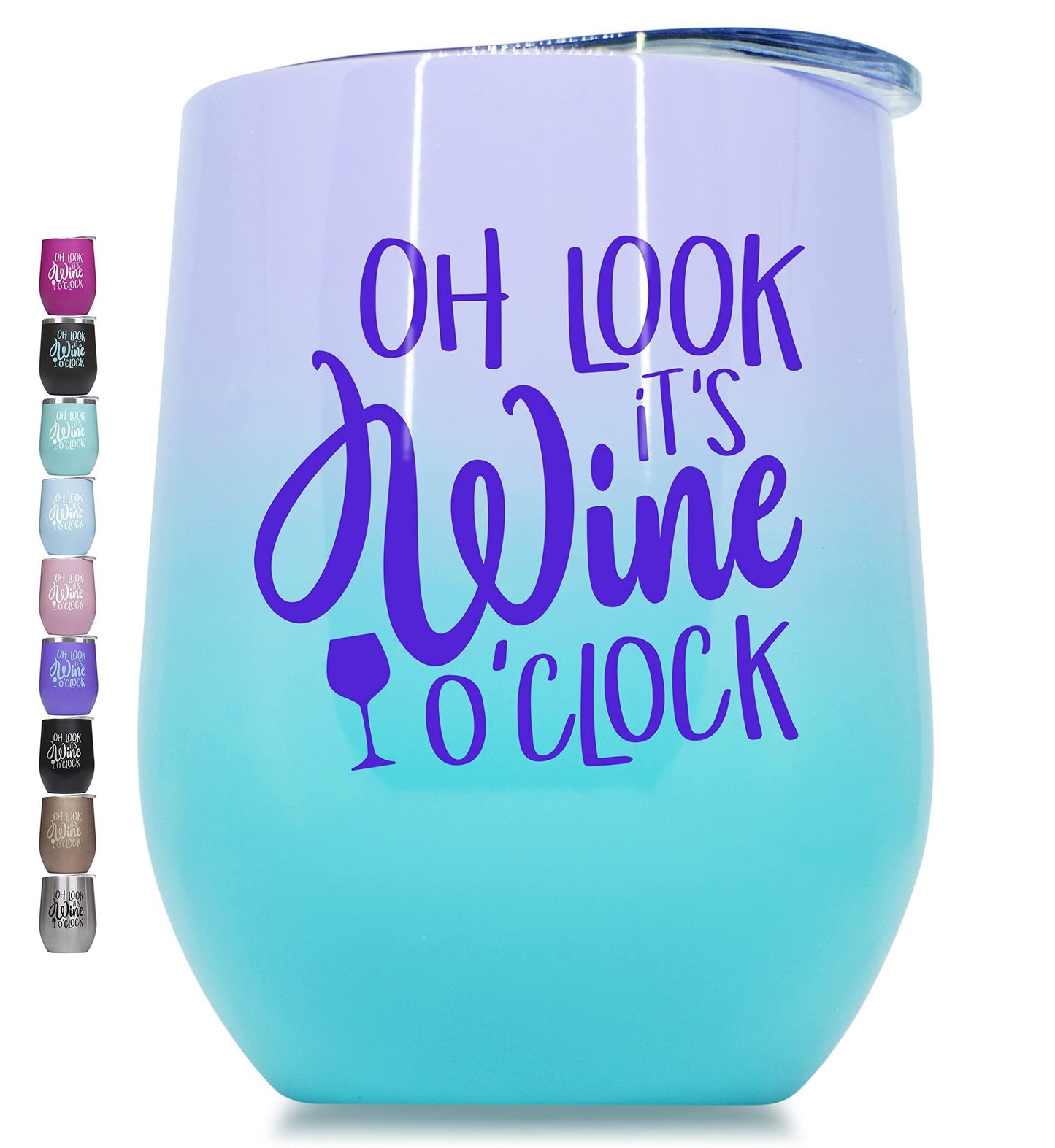 Wine Tumbler With Sayings Premium Stainless Steel Funny Wine Cup Glass