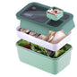 Tarlini | Green Bento box   Premium Bento Lunch Box with Compartments
