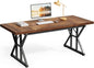 70.8-Inch Office Desk, Wooden Executive Office Desk, Modern Work Desk,