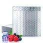 Pack of 10 Silver Thermal Insulated Bubble Mailers 12x17 Food Grade