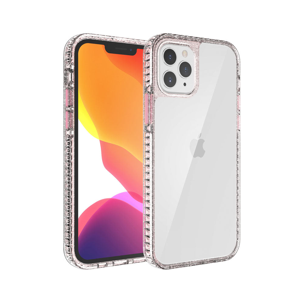 Transparent Shockproof Clear Back Shell Case for iPhone 12 / 12 Pro