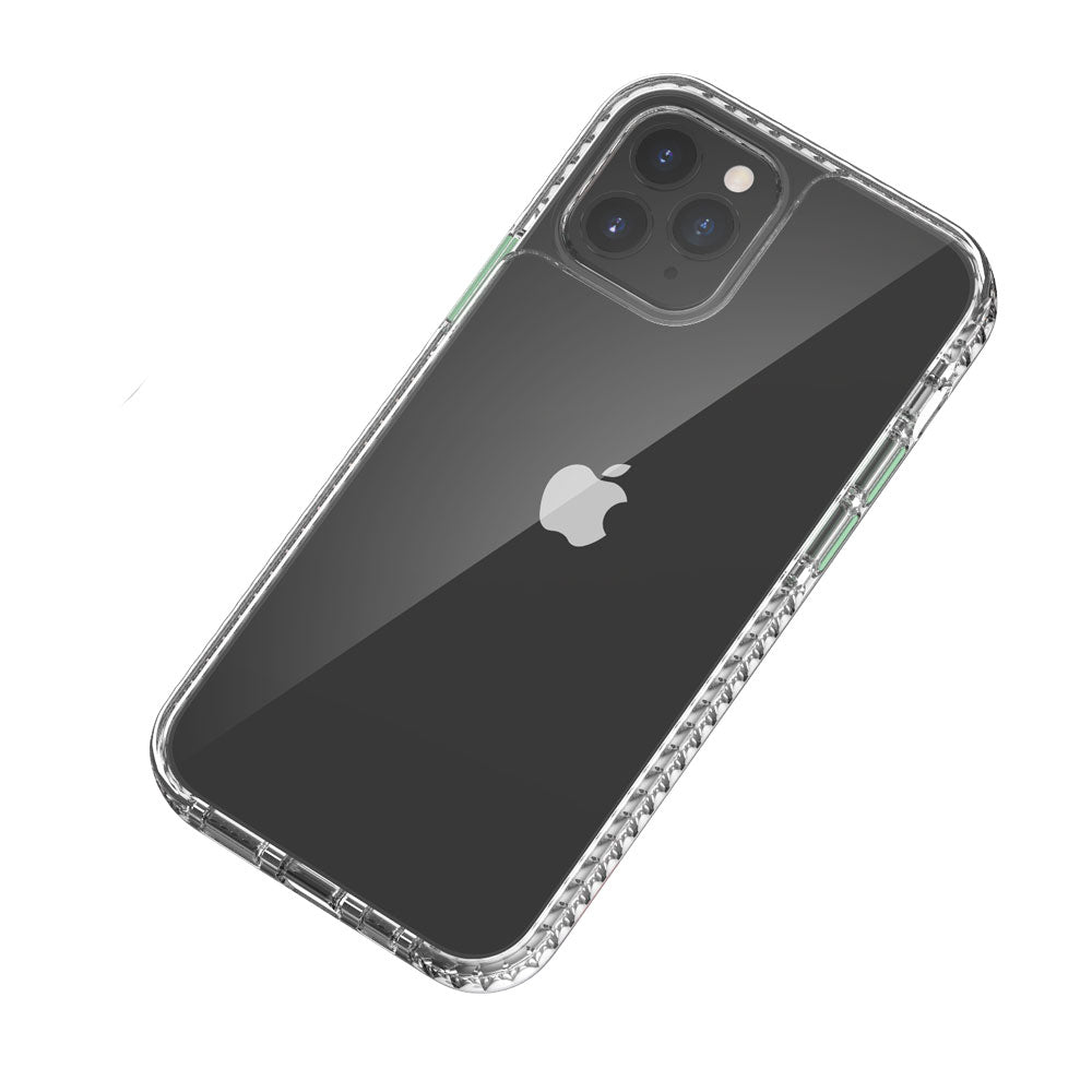 Transparent Shockproof Clear Back Shell Case for iPhone 12 / 12 Pro