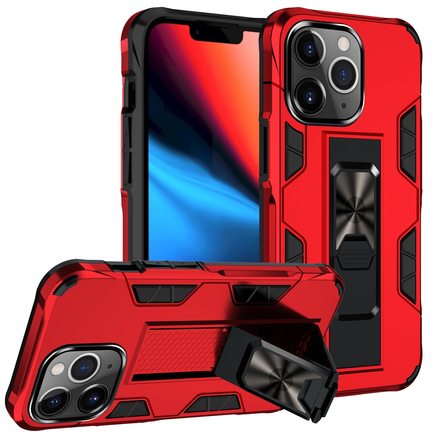 KIKO Military Grade Armor Stand Magnetic Case for iPhone 13 Pro Max