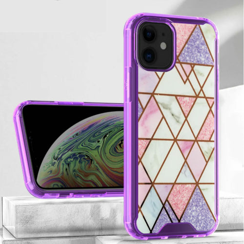 KIKO Marble Design Bumper Edge Protection Case for iPhone 13 Pro Max