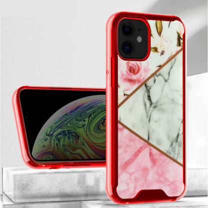 KIKO Marble Design Bumper Edge Protection Case for iPhone 13 Pro Max