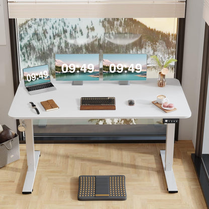 Electric Height Adjustable Standing Desk Large 55 X 24 Inches Sit